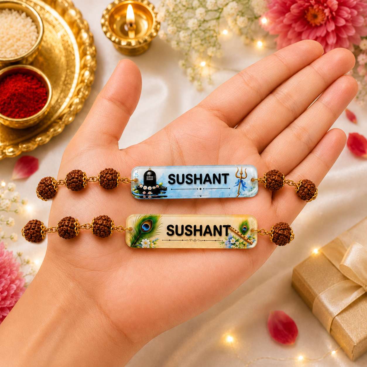 Personalized Acrylic Name Rakhi