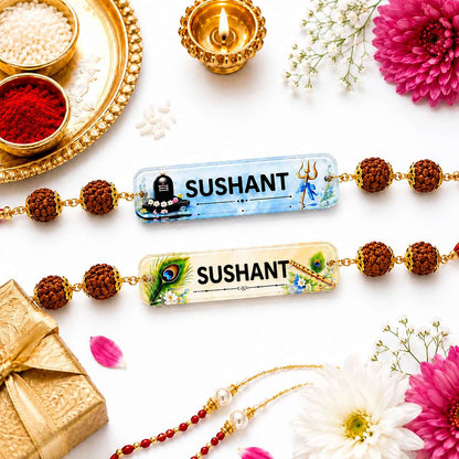 Personalized Acrylic Name Rakhi